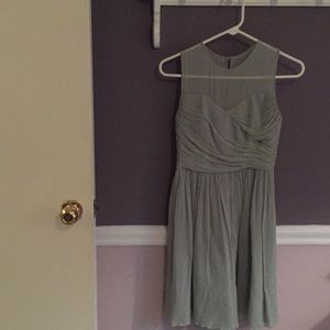 J. Crew Clara Dress in Silk Chiffon / Dusty Shale